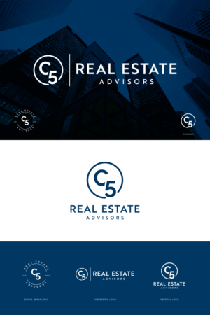 C5 Real Estate Advisors or C5 REA | Logo-Design von Asya Logo