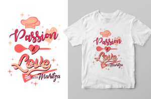 Passion & Love | T-Shirt-Design von Elizaveta M