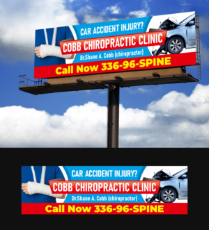 Billboard for personal injury chiropractors office | Billboard Design by ecorokerz