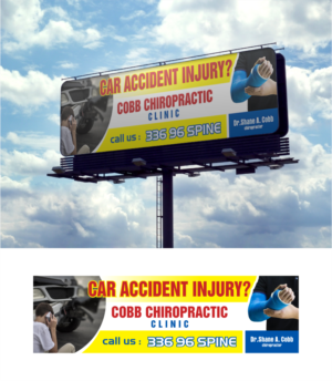 Billboard for personal injury chiropractors office | Billboard Design by vintana