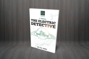 Electric Detective Book Cover | Book Cover Design by Titan Solbiz