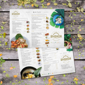 Menu Design by AQKhan