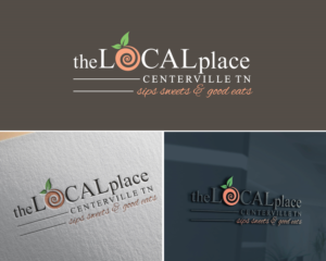 the LOCAL place Centerville TN  sips sweets & good eats | Logo Design by Atec