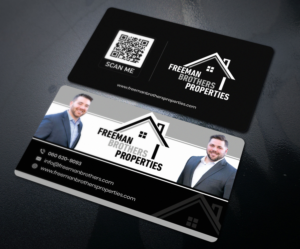 Freeman Brothers Properties business card | Business Card Design by Sandaruwan