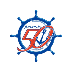 James is 50 (or similar) and/or 