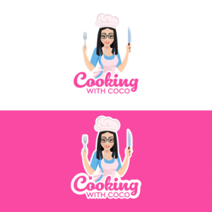 Cooking With Coco | Logo Design by Amethystica