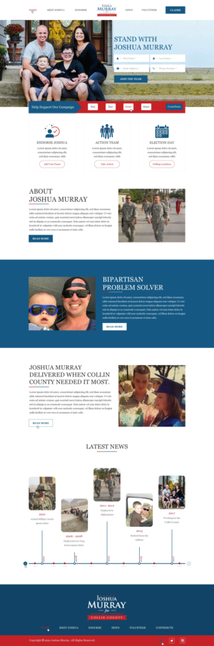 Joshua Murray for Accountable & Transparent Collin County | Web Design by Sbss