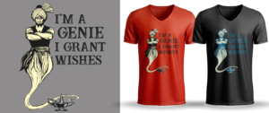 I'm A Genie | T-Shirt-Design von Al Pech