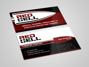 RED CELL (Business Card for Training Company) | Business Card Design by vintana