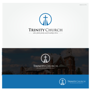 Trinity Church. It might also include part of the mission ... where faith, family and friendships thrive. | Logo-Design von JWTL