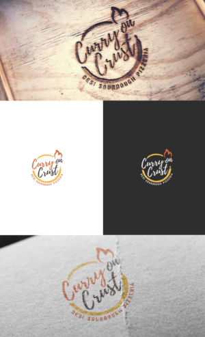 Curry on Crust | Logo Design by GLDesigns