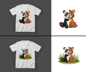 Panda bear  | T-Shirt-Design von lnb...