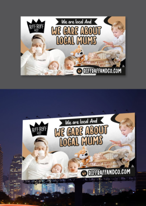 Riff Raff sleep comforter 'Local campaign' Billboard design | Graphic Design by ecorokerz