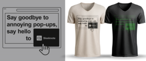 Sleeknote 2021 Merch | T-shirt Design by Al Pech