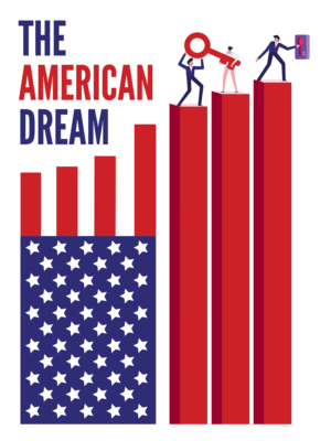 The American Dream (Poster Design ) for TV Show | Graphic Design by OMSPlus Creative Solutions