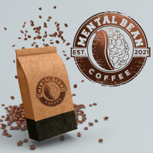 MENTAL BEAN COFFEE | Logo Design by Lezette_G