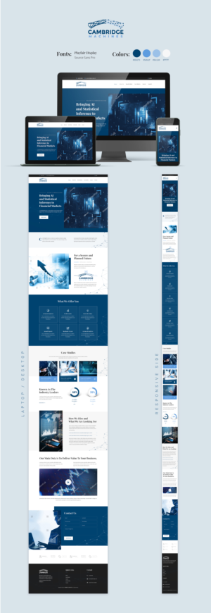 Website design for Cambridge based systematic hedge fund | Web-Design von PP²