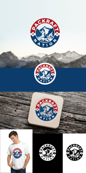 Packraft Nation | Logo-Design von Classy Custom