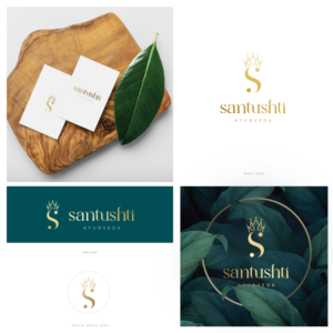 Santushti Ayurveda | Logo Design by DominicDesign