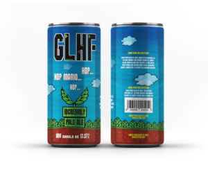 GLHF - Label for a lifestyle beer for gamers | Etikett-Design von Navisol Creatives