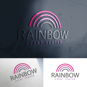 Rainbow Event Center | Logo-Design von Taya Bright