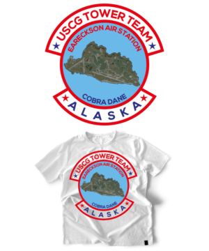 USCG Tower Team Logo Design for chest of Tee shirt | T-shirt Design by StudioD™