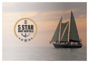 5 STAR BOAT RENTALS | Logo Design by The Marble Peach