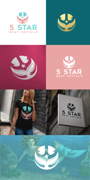 5 STAR BOAT RENTALS | Logo Design by Classy Custom