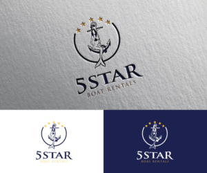 5 STAR BOAT RENTALS | Logo Design by Iris 3