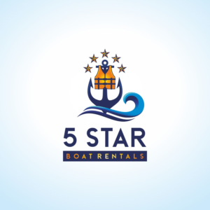 5 STAR BOAT RENTALS | Logo Design by Ashani Bhattacharya