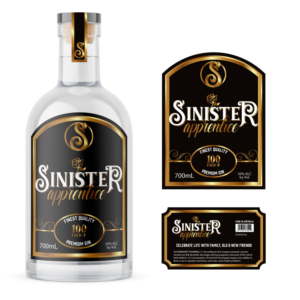 Sinister Apprentice Distillery | Etikett-Design von Sergio Coelho