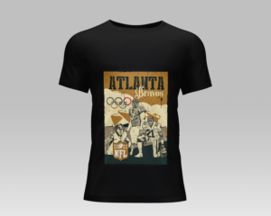 Atlanta falcons vintage t shirt | Graphic Design by Dhaneesh