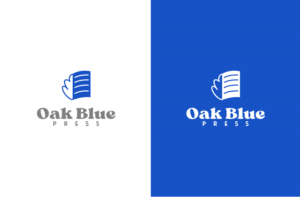 Oak Blue Press | Logo Design by GLDesigns