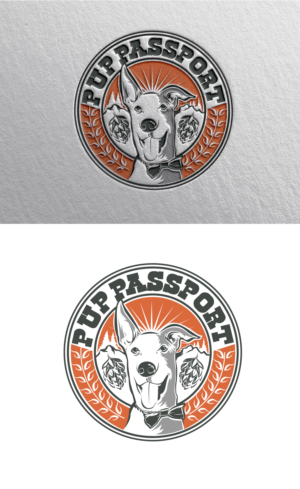 Pup Passport | Logo Design by blue eye