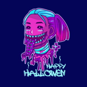 Opening Halloween madness, unique designs. | T-shirt Design by dskyvbc