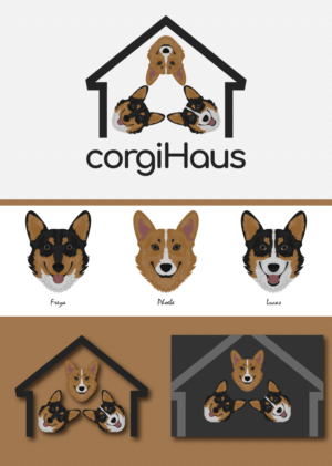 corgiHaus | Logo Design by SunuAji_DC