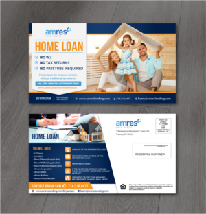 New Postcard Design Project for home loan | Postcard Design by alex989