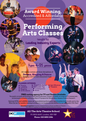 a4 size poster for theatre school | Flyer Design by INGA DESIGN