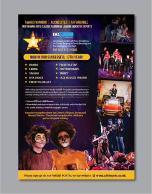 a4 size poster for theatre school | Flyer Design by alex989