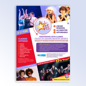 a4 size poster for theatre school | Flyer Design by DA.