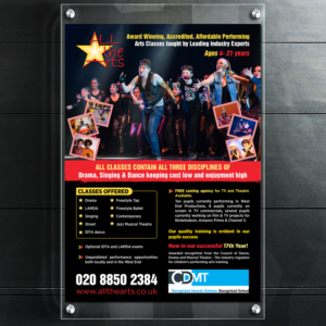 a4 size poster for theatre school | Flyer Design by GraphicsGuru