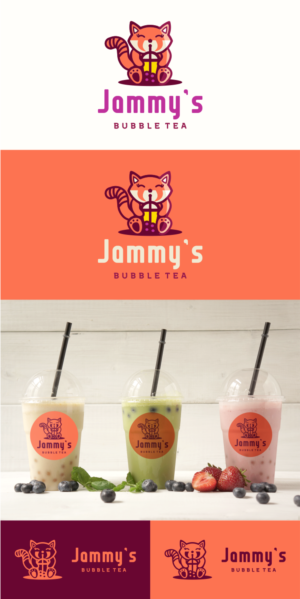 Jammy's Bubble Tea | Logo Design by luiz otavio I DESIGN