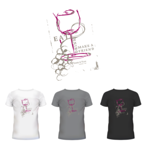 Graphic beach restaurant tshirt design | T-Shirt-Design von Wanda.G