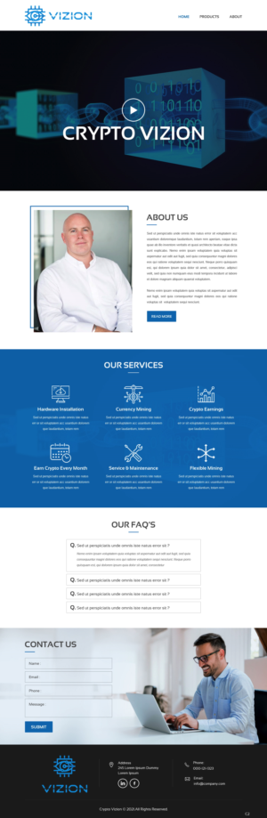 Web Design by pb for this project | Design #27291825