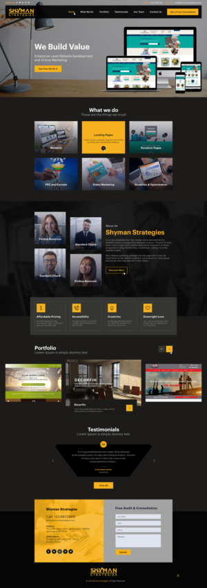 Website for a web design agency | Web Design by Ved Web Services