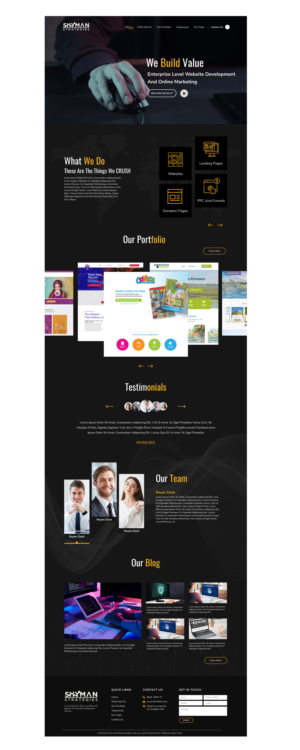 Website for a web design agency | Web Design by Adeel Rahman