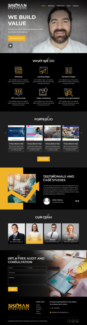 Website for a web design agency | Web Design by Starlyn DS