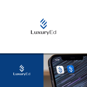 The logo must have a graphic section and “Luxury Ed” below (see example). | Logo Design by MunirMishbah