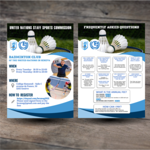 Badminton Club | Flyer-Design von elveneclipse