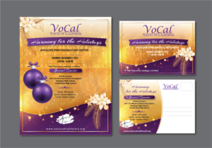 Harmony For The Holidays / Voices of California / Flyer and Post Card Needed | Flyer Design by alex989